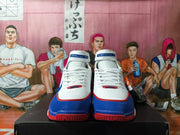 Nike Air Zoom Huarache 2K4 White Blue Red Basketball Shoes
