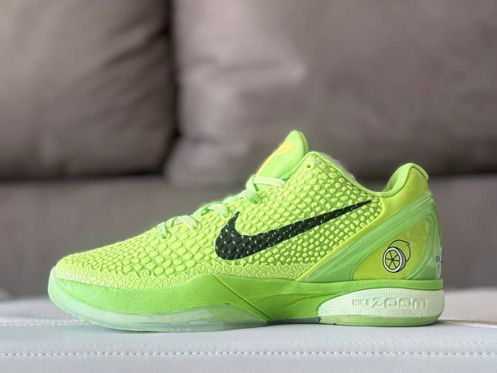 Nike Kobe 6 Basketball Shoes in Lime Green and Yellow