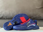 Nike Kobe 5 Clark PE Basketball Sneakers Navy Red Yellow