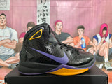Nike LeBron 7 Lakers Black and Purple Basketball Shoes