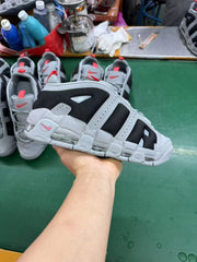 Nike Gray and Black Basketball Sneakers