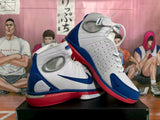 Nike Basketball High-Top Sneakers White Blue Red