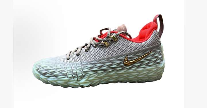 Nike LeBron 17 Low Gray Basketball Shoes