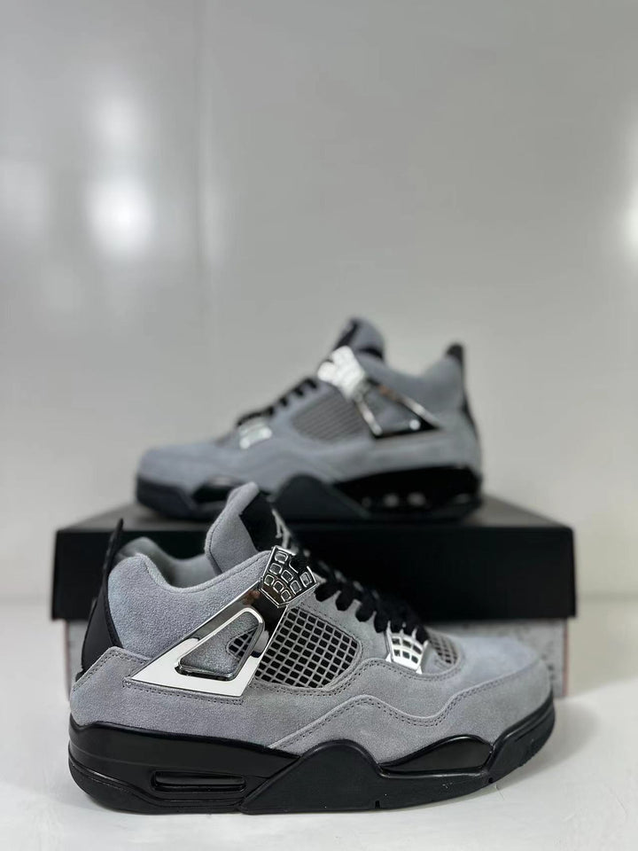 Jordan Air Jordan 4 Retro Hot Lava Gray Black Sneakers AQ9129-005