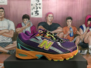 New Balance 740 Color-Blocked Sneakers Purple Green Orange