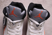Jordan Air Jordan 5 Fire Red High-Top Sneakers White Black Orange DC1060-100