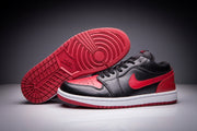 Jordan Air Jordan 1 Low Black Red Sneakers
