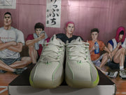 Nike Gray-Green Basketball Sneakers