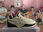 Nike Basketball Sneakers Beige Black 12AM Air Zoom
