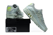 Nike Air Max 90 QS Sneakers in Gray and Lime