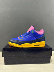 Jordan Air Jordan 3 OG Brasil Blue Pink Yellow Sneakers IV4871-400