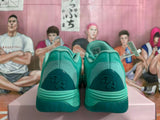 Mint Green Basketball Sneakers