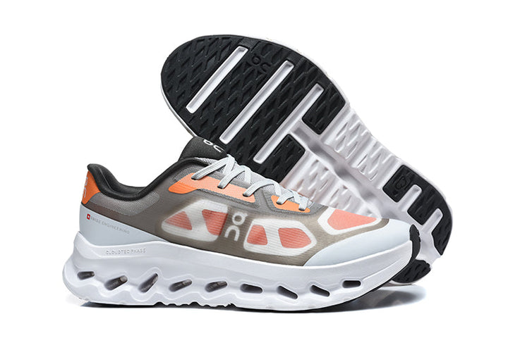 On Cloudswift Remix Running Shoes in Gray and Orange