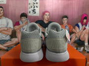 Nike Gray Low-Top Sneakers with Black Swoosh