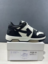 Off-White Out Of Office Low-Top Sneakers Black White OMAI89C99