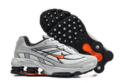Nike Shox Ride 2 Sneakers in Grey, White and Orange