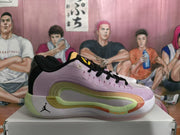 Jordan Sneakers Black, Pink and Green