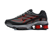 Nike Shox Ride 2 Black and Red Sneakers