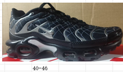 Nike Air Max Plus Black Grid Print Sneakers