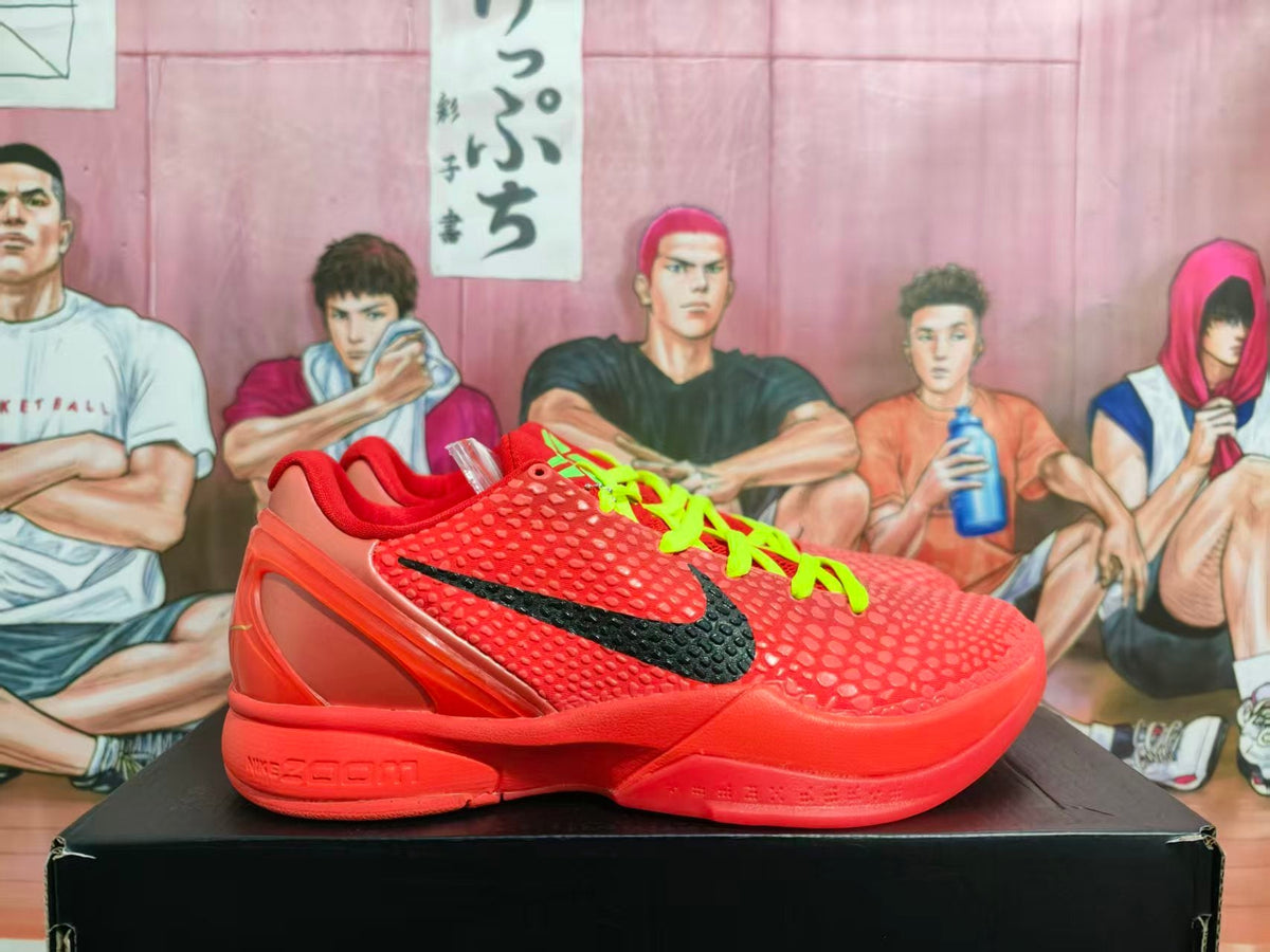 Nike Zoom Basketball Sneakers Red Black