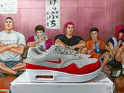 Nike Air Max Mind Sneakers White and Red