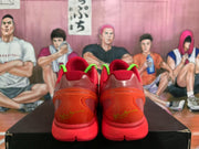 Nike Zoom Reverse Green Hornet Basketball Sneakers Red