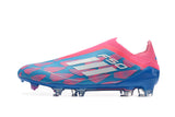 adidas F50 Laceless Soccer Cleats Pink Blue