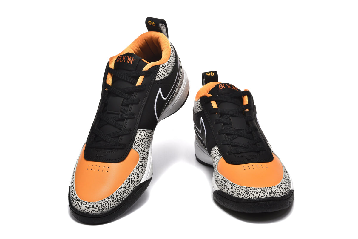 Nike Book 1 Sneakers Black White Orange IO9703-001