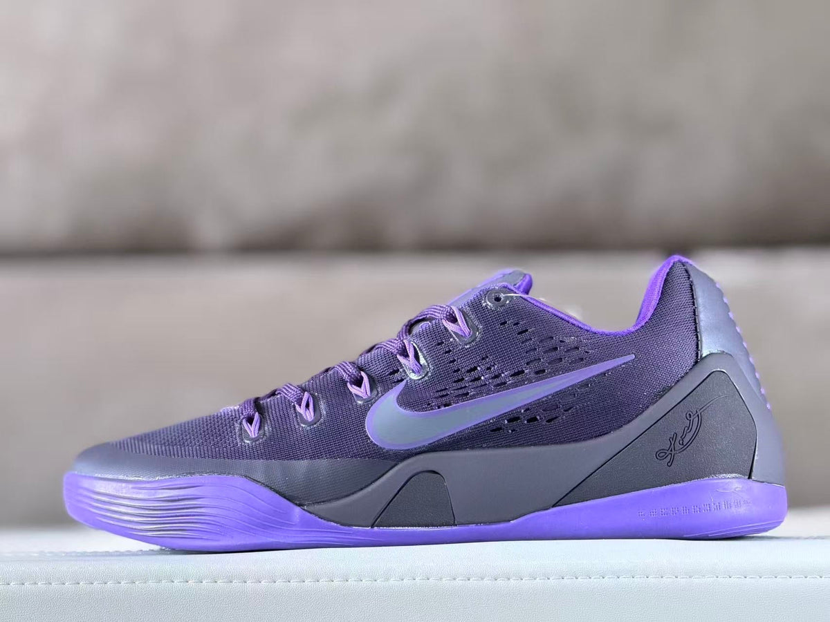 Nike Kobe 9 Basketball Shoes Black Purple IH1401-500