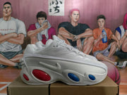Nike Big Eyes Sneakers White with Red and Blue Details