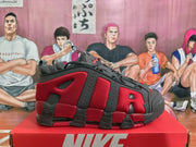 Nike Red and Black Basketball Sneakers
