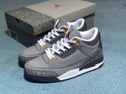 Jordan Air Jordan 3 Grey Cement Sneakers