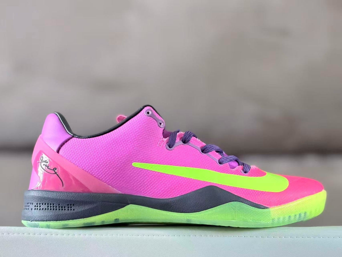 Nike Kobe 8 Basketball Shoes in Pink and Volt