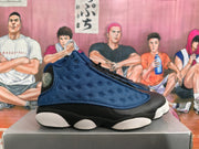 Jordan 13 Black and Deep Blue Basketball Sneakers