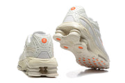 Nike Shox Ride 2 White and Orange Sneakers