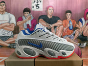 Nike Big Eyes Basketball Sneakers White Blue Red