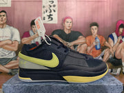 Nike LeBron Witness Basketball Shoes, Navy and Yellow
