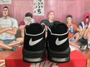 Nike Air More Uptempo Black White Basketball Sneakers
