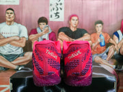Nike Zoom Basketball Sneakers Purple Red