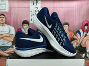 Nike GT Cut 3 Basketball Shoes, Navy and White