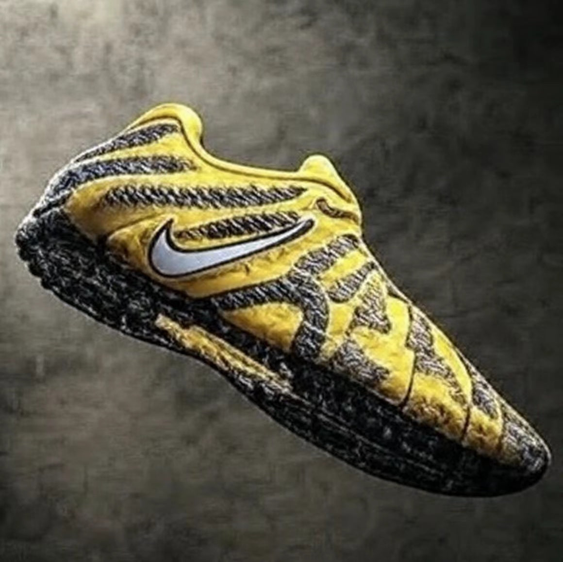 Nike 928-4 Yellow Black Sneakers