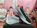 Jordan Black Gray Basketball Sneakers