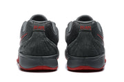 Jordan 12 Low Sneakers Dark Gray and Red 883-12
