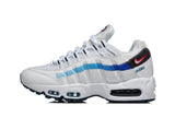 Nike Air Max 95 White and Blue Sneakers