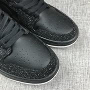 Jordan Air Jordan 1 Mid Black White 554724-001 Sneakers