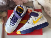 Nike Kobe 2 Kids Basketball Sneakers White Purple Yellow