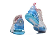 Nike Air Max 270 Premium Sneakers White Pink Blue