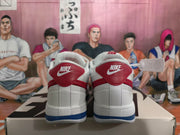 Nike Air Force 1 White Red Blue Sneakers