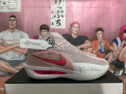 Nike ZoomX Gray Pink Basketball Sneakers
