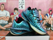 Nike GT Basketball Shoes in Iridescent Blue and Purple